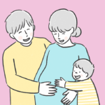 妊婦とその家族